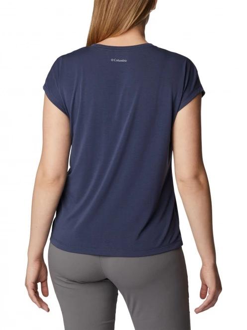 Columbia Boundless Trek Short Sleeve Tee női rövid ujjú póló kék színben 4