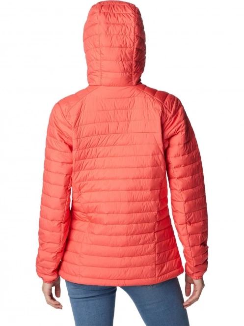 Columbia Silver Falls Hooded Jacket női steppelt átmeneti kabát piros színben 4