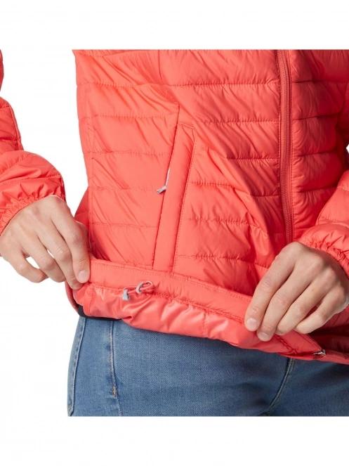 Columbia Silver Falls Hooded Jacket női steppelt átmeneti kabát piros színben 8
