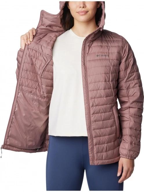 Columbia Silver Falls Hooded Jacket női steppelt átmeneti kabát lila színben 6