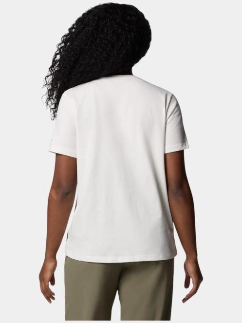 Columbia Boundless Beauty Logo SS Tee női rövid ujjú póló fehér színben 4