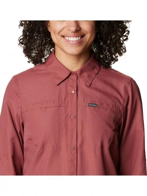 Columbia Silver Ridge 3.0 Long Sleeve Shirt női túraing piros színben 6