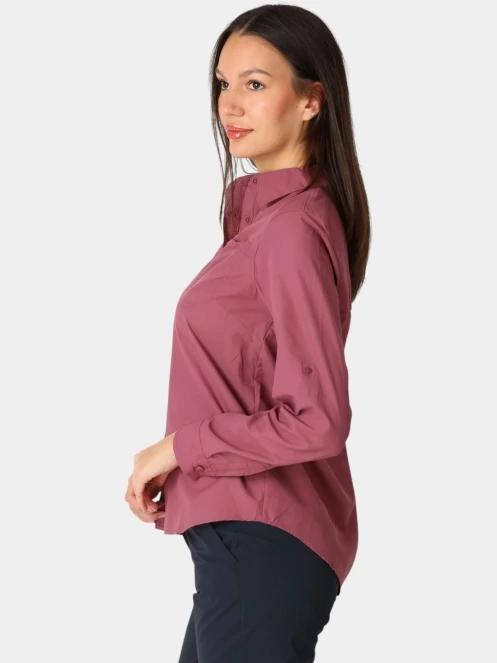 Columbia Silver Ridge 3.0 Long Sleeve női hosszú ujjú túraing bordó színben 3