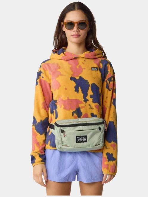 Mountain Hardwear Microchill Hoody női polár pulóver sárga színben 6