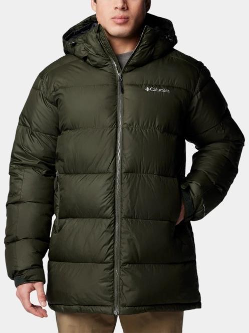 Columbia Pike Lake Parka férfi télikabát zöld színben 2