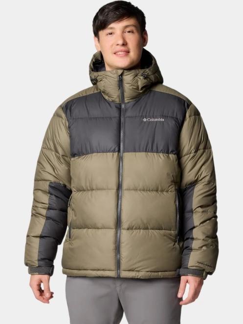 Columbia Pike Lake II Hooded Jacket férfi télikabát zöld színben 2