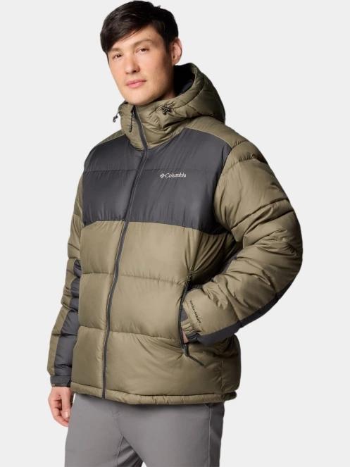 Columbia Pike Lake II Hooded Jacket férfi télikabát zöld színben 3