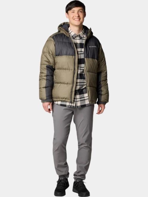 Columbia Pike Lake II Hooded Jacket férfi télikabát zöld színben 5