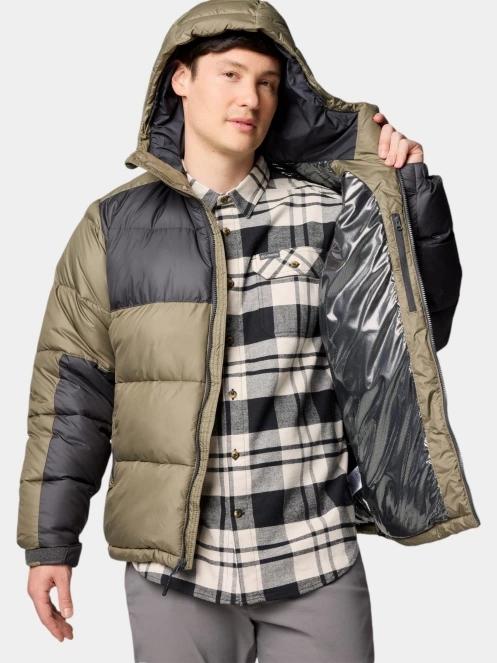 Columbia Pike Lake II Hooded Jacket férfi télikabát zöld színben 8