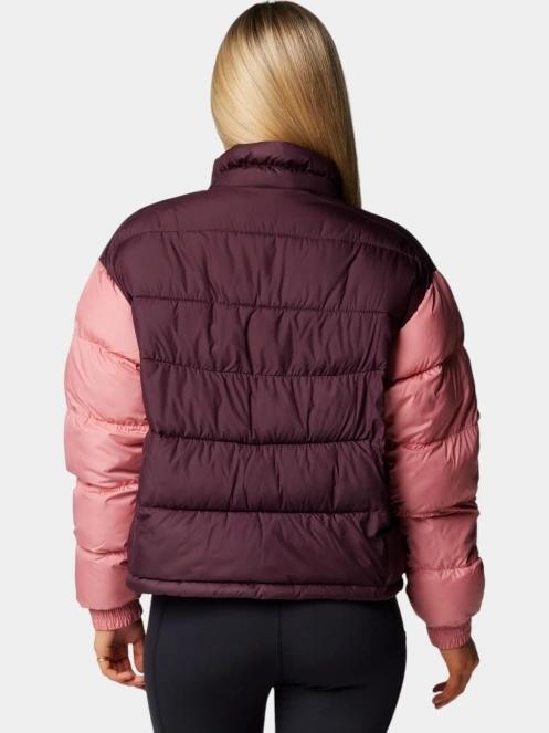 Columbia Pike Lake II Cropped Jacket női steppelt átmeneti kabát piros színben 4