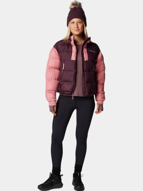 Columbia Pike Lake II Cropped Jacket női steppelt átmeneti kabát piros színben 5