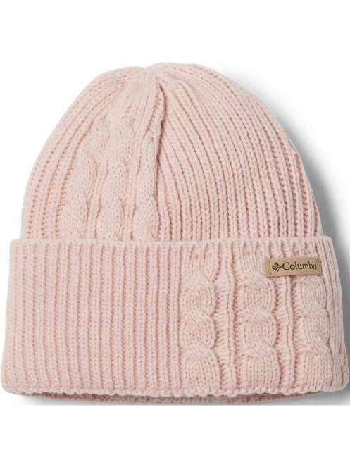 Columbia Agate Pass Cable Knit Beanie női kötött sapka rózsaszín színben 2
