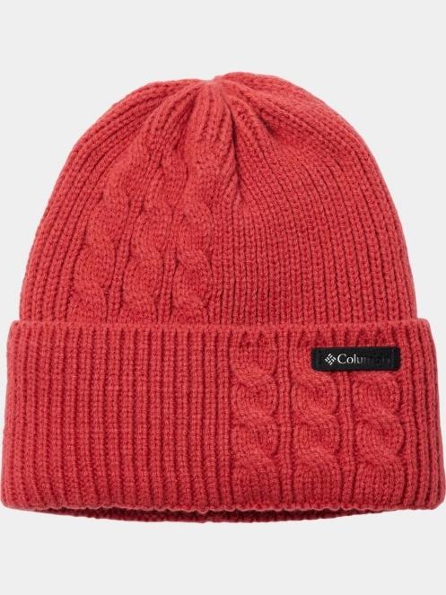 Columbia Agate PaSS Cable Knit Beanie női kötött sapka piros színben 2
