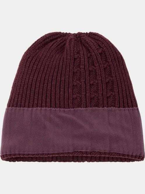 Columbia Agate PaSS Cable Knit Beanie női kötött sapka piros színben 3