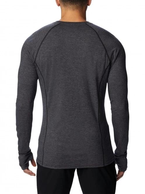 Columbia Tunnel Springs Wool Crew férfi aláöltöző felső fekete színben 4