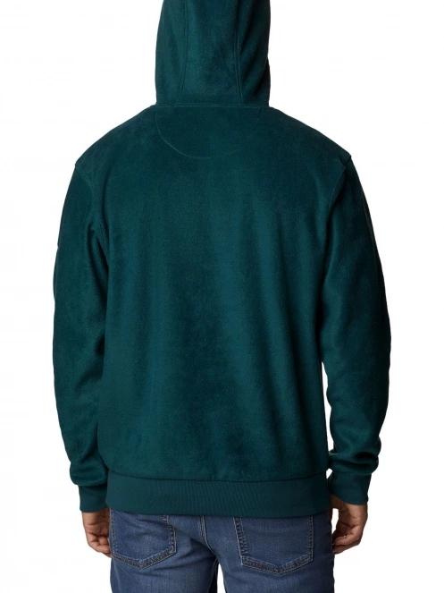 Columbia Steens Mountain Hoodie férfi kapucnis pulóver zöld színben 4