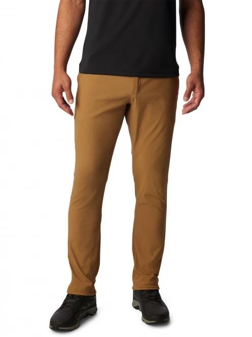 Columbia Black Mesa Woven Pant férfi hosszú nadrág homok színben 2