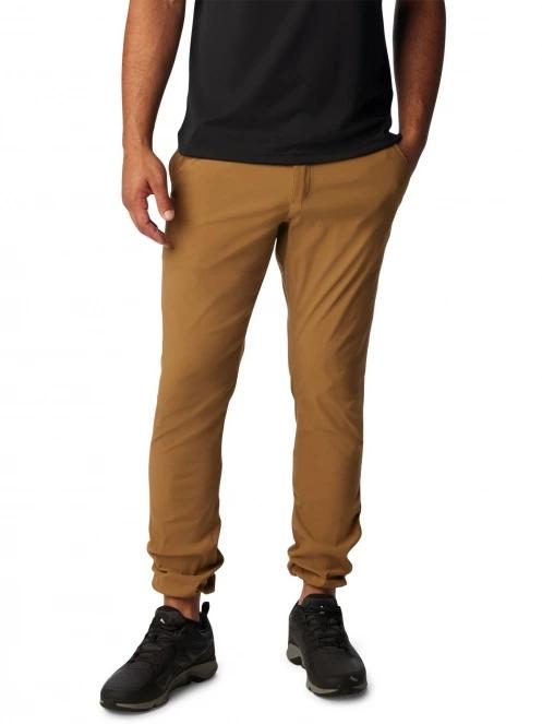 Columbia Black Mesa Woven Pant férfi hosszú nadrág homok színben 5