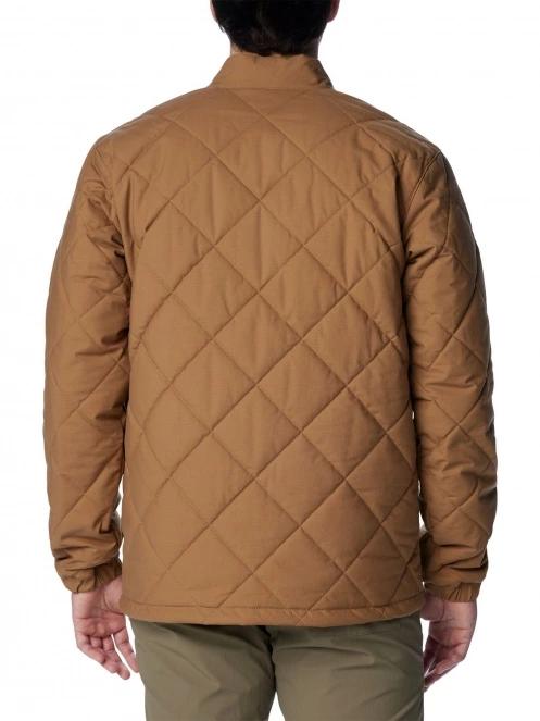 Columbia Rad Padded Jacket férfi steppelt átmeneti kabát barna színben 4