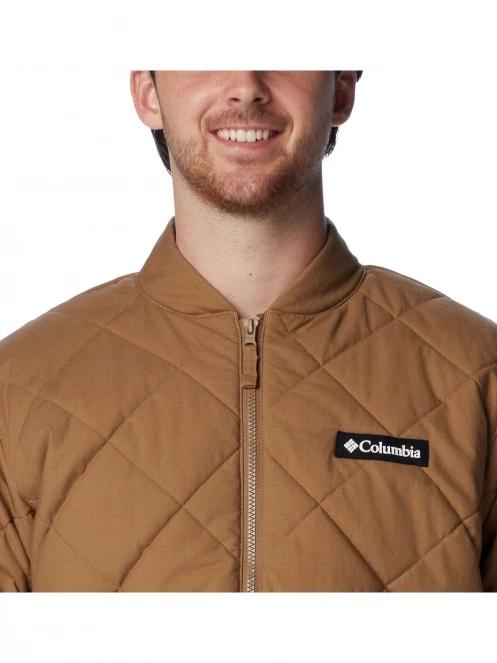 Columbia Rad Padded Jacket férfi steppelt átmeneti kabát barna színben 7