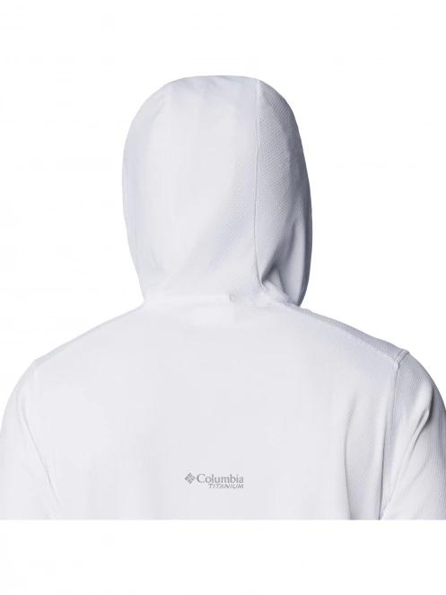 Columbia Summit Valley Hoodie férfi hosszú ujjú sport póló fehér színben 6