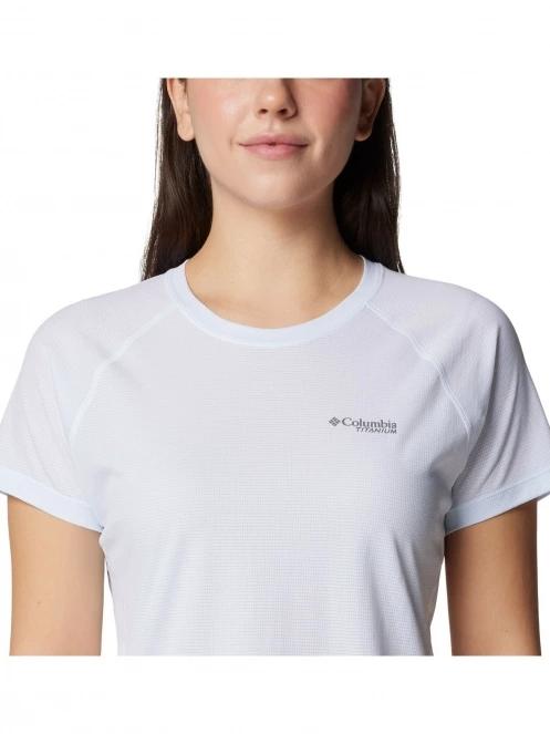 Columbia Cirque River Short Sleeve Crew női rövid ujjú sport póló fehér színben 5