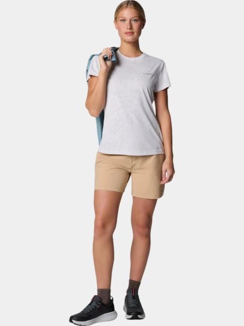 Columbia Bluebird Canyon Short Sleeve Crew női rövid ujjú sport póló fehér színben 5