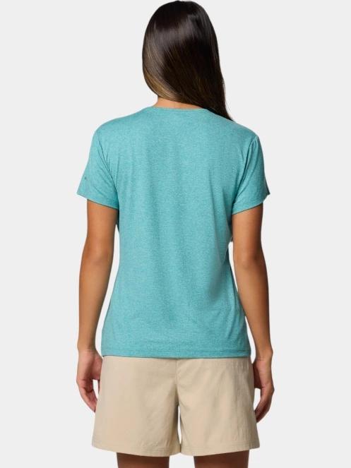 Columbia Sloan Ridge Graphic SS Tee női rövid ujjú póló zöld színben 4