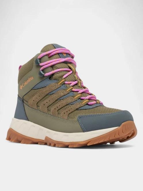 Columbia Strata Trail Mid WP női túrabakancs zöld színben 2