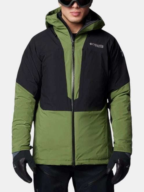 Columbia Winter District II Interchange Jacket férfi síkabát zöld színben 2