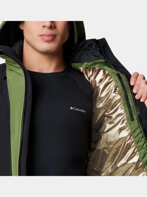 Columbia Winter District II Interchange Jacket férfi síkabát zöld színben 9