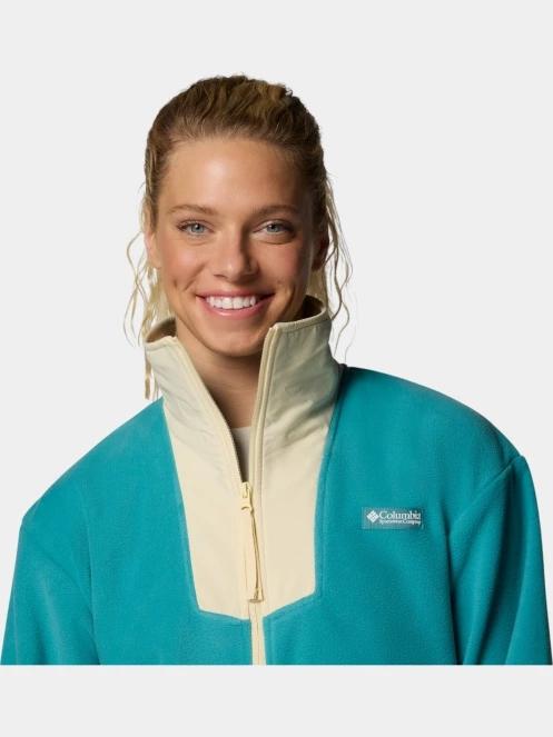 Columbia Sequoia Grove Full Zip Fleece női polár pulóver zöld színben 6