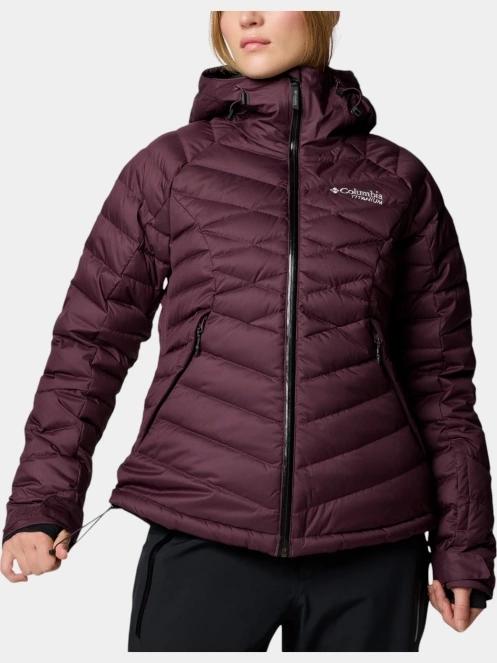 Columbia Roaring Fork II Down Jacket női steppelt síkabát piros színben 8