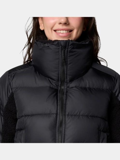Columbia Leadbetter Point II Sherpa Hybrid női steppelt átmeneti kabát fekete színben 8