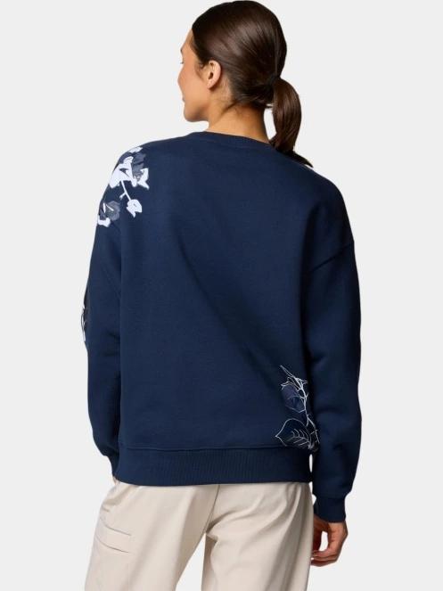 Columbia Meridian Creek Crew női pulóver kék színben 4