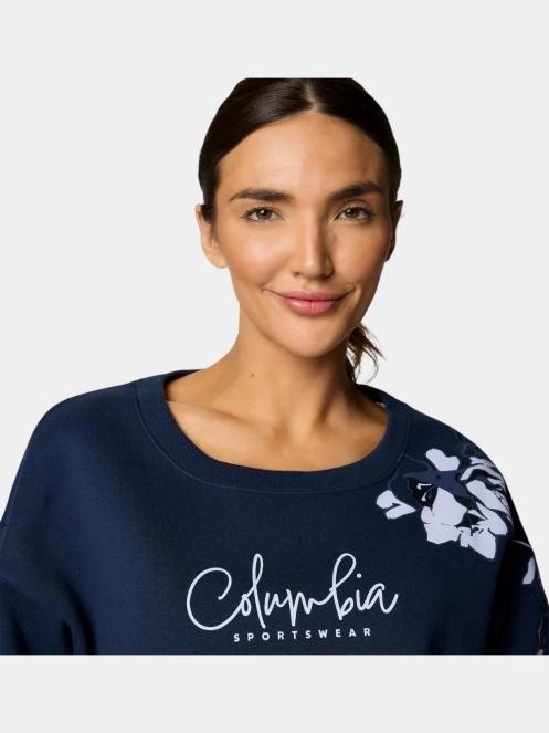 Columbia Meridian Creek Crew női pulóver kék színben 6