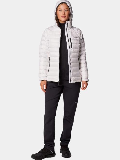Columbia Arctic Crest Down Hooded Jacket női steppelt átmeneti kabát fehér színben 5