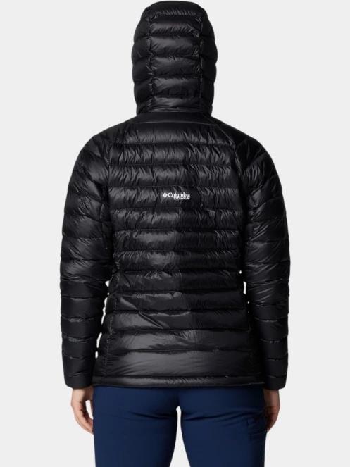 Columbia Arctic Crest Down Hooded Jacket női steppelt átmeneti kabát fekete színben 4
