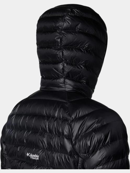 Columbia Arctic Crest Down Hooded Jacket női steppelt átmeneti kabát fekete színben 7
