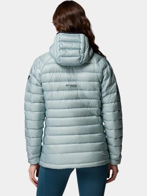 Columbia Arctic Crest Down Hooded Jacket női steppelt átmeneti kabát kék színben 4