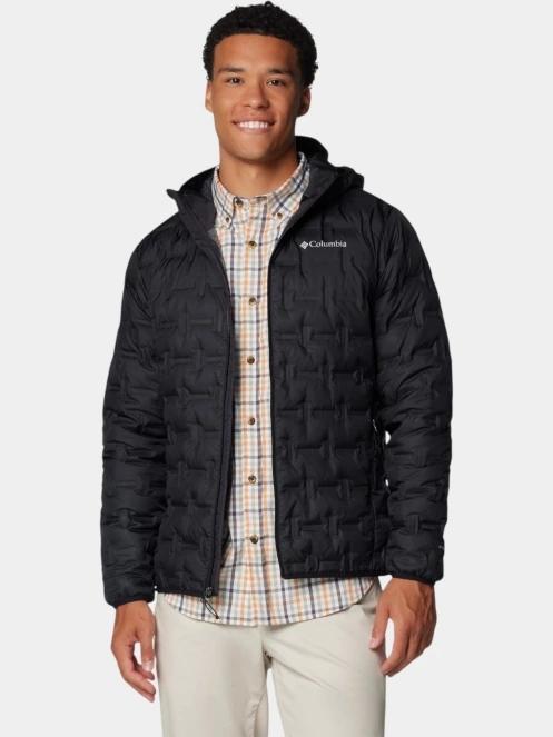 Columbia Delta Ridge II Down Hooded Jacket férfi pehelykabát fekete színben 2