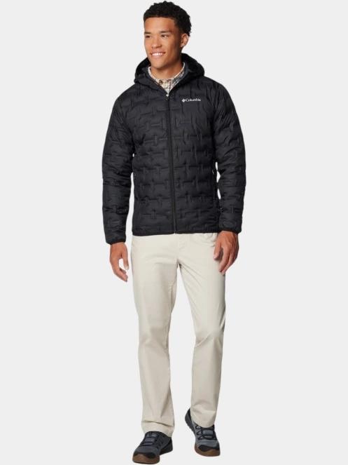 Columbia Delta Ridge II Down Hooded Jacket férfi pehelykabát fekete színben 5