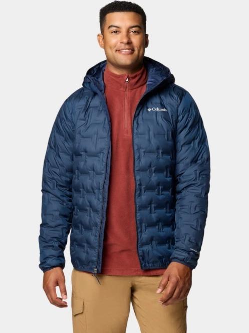 Columbia Delta Ridge II Down Hooded Jacket férfi pehelykabát sötétkék színben 2