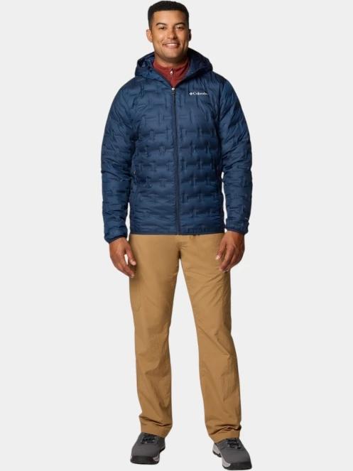 Columbia Delta Ridge II Down Hooded Jacket férfi pehelykabát sötétkék színben 5