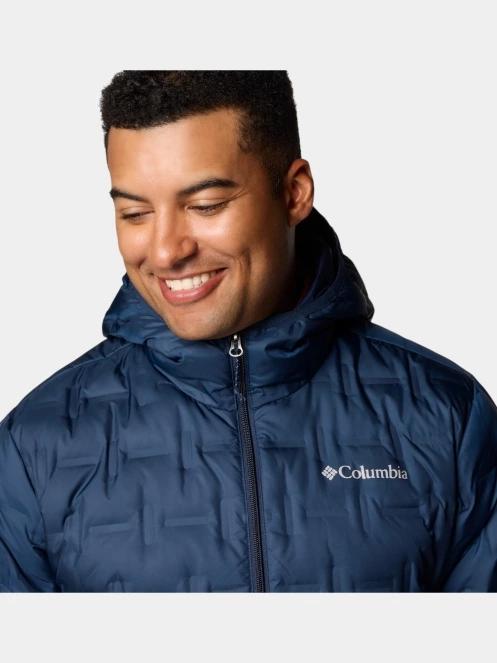 Columbia Delta Ridge II Down Hooded Jacket férfi pehelykabát sötétkék színben 7