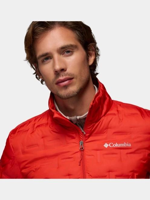 Columbia Delta Ridge II Down Jacket férfi steppelt átmeneti kabát piros színben 7