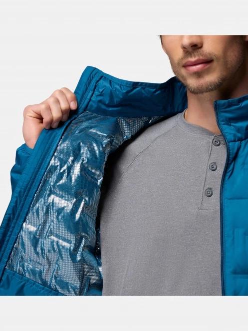 Columbia Delta Ridge II Down Jacket férfi pehelykabát kék színben 7