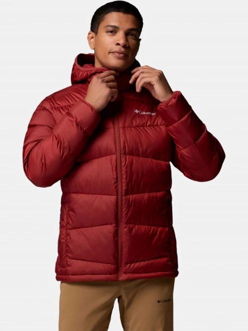 Columbia Fivemile Butte II Hooded Jacket férfi télikabát piros színben 2