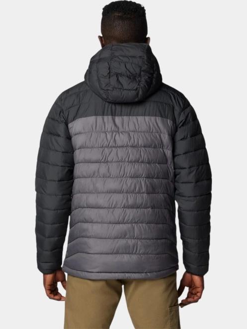 Columbia Powder Lite II Hooded Jacket férfi steppelt átmeneti kabát szürke színben 4