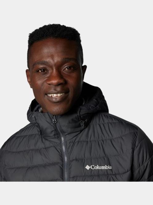 Columbia Powder Lite II Hooded Jacket férfi steppelt átmeneti kabát szürke színben 6